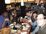 <b>-飲み会風景②-</b></br>
一通り食べ終わり、リラックス気分</br></br>

<b>-Party photo 2-</b></br>
In a relaxed mood.